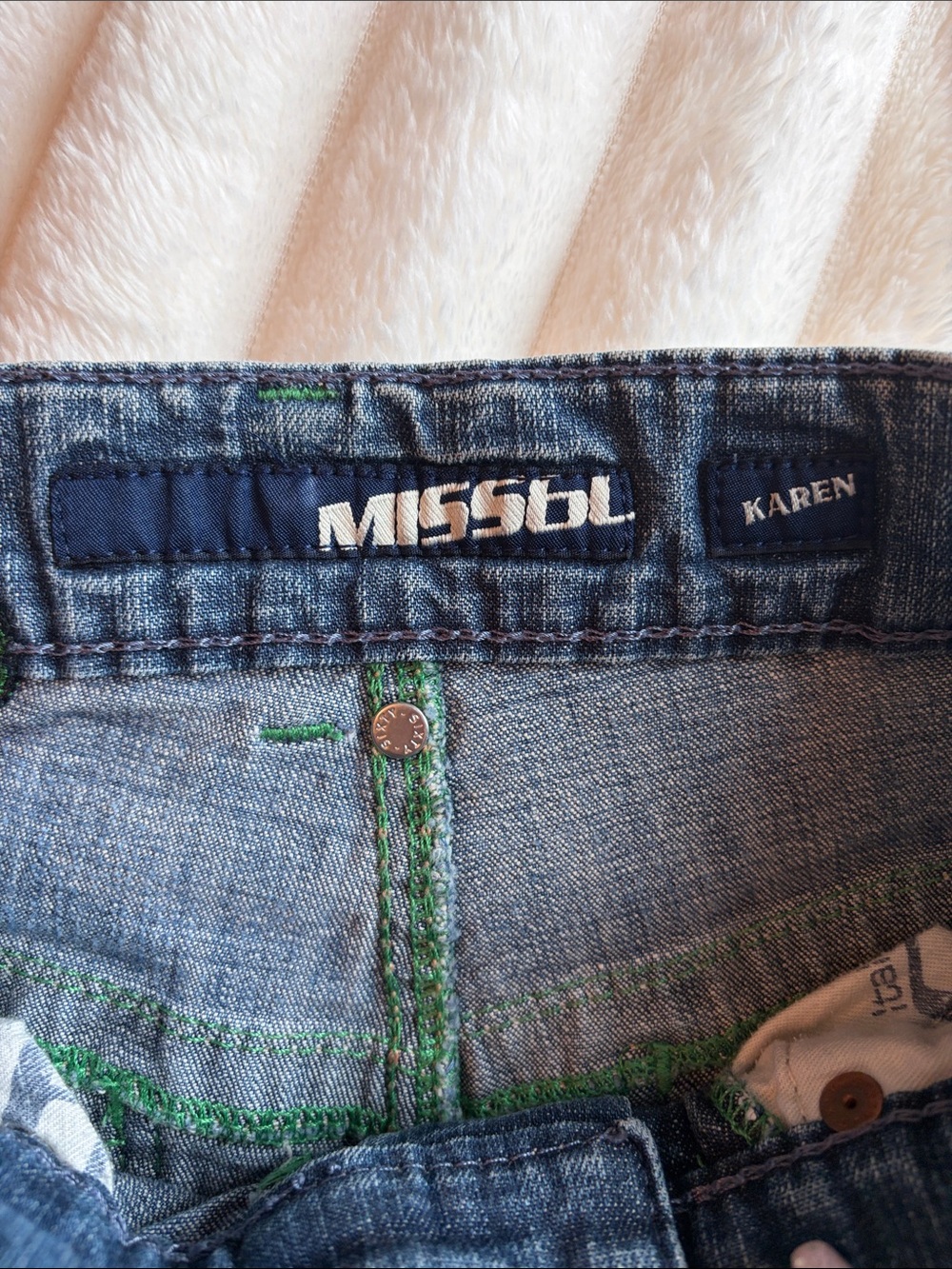 Miss Sixty Faded Blue Skinny Jeans - Picture 3 of 3